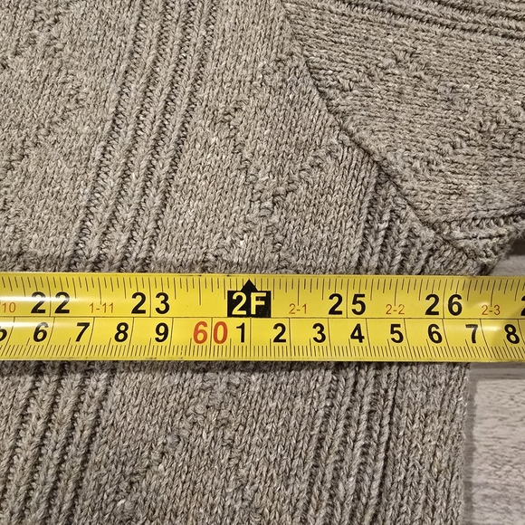 OSCAR DE LA RENTA Cotton Knit Cardigan Button Up Natural Sweater Men’s XL. - Picture 12 of 13